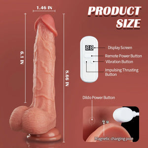 Prince Charles Remote controlled dildo with smart heating technology and vibration