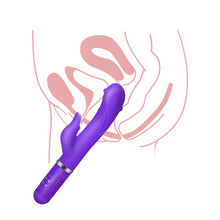 Queen Mary's thrusting and rotating vibrator with Clitoris stimulation