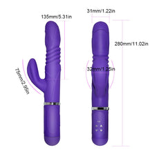 Queen Mary's VIP thrusting and rotating vibrator with Clitoris stimulation