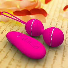 Wireless and  rechargeable remote control kegel balls sex toys for women with 7 vibration modes