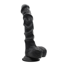 10inch Lifelike Ribbed Penis Dildo with suction cup
